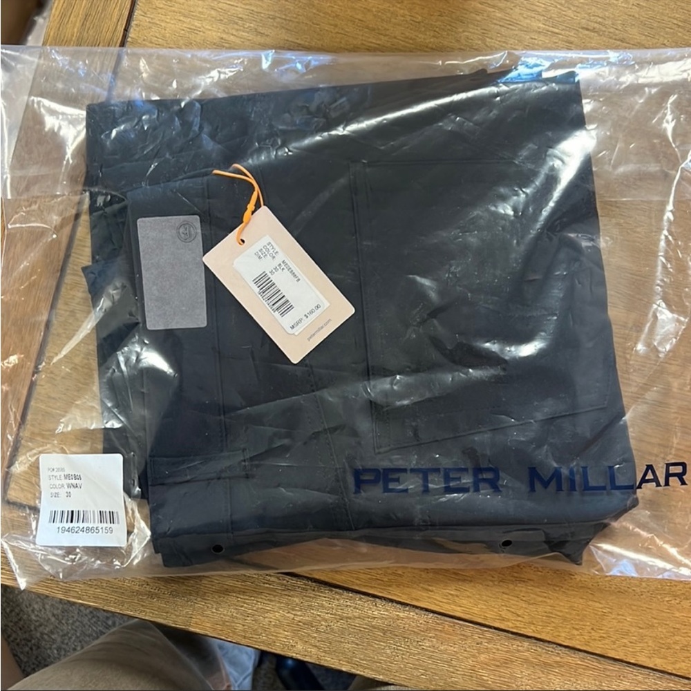 NWT Peter Millar Black Pants